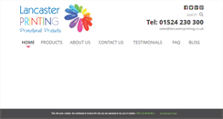 Desktop Screenshot of lancasterprinting.co.uk