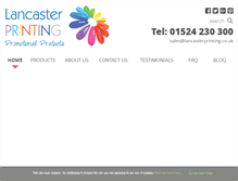 Tablet Screenshot of lancasterprinting.co.uk